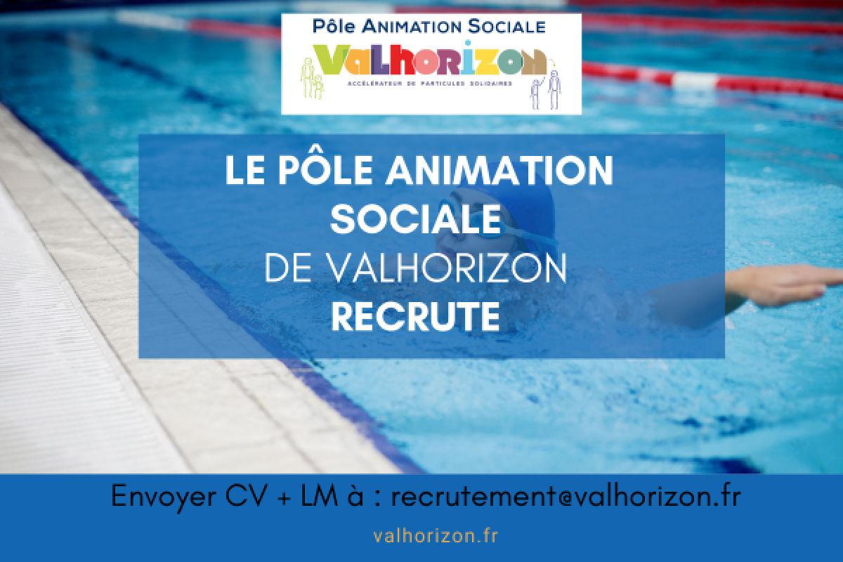 Pole animation sociale recrute un.e maitre nageur PA07